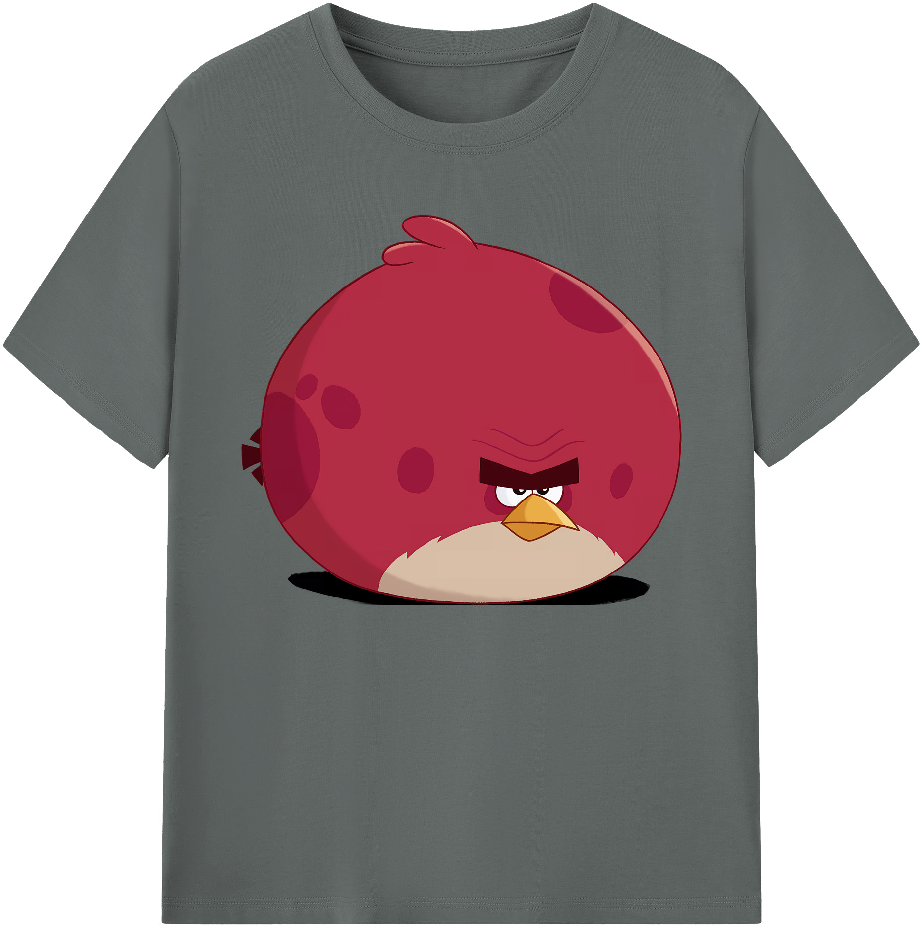 （画像用） Angry Birds アングリーバード 綿100％ メンズ半袖Tシャツ｜肌触りやわらか＆通気性